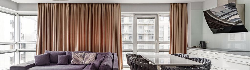 Apartament z panoramą centrum warszawy