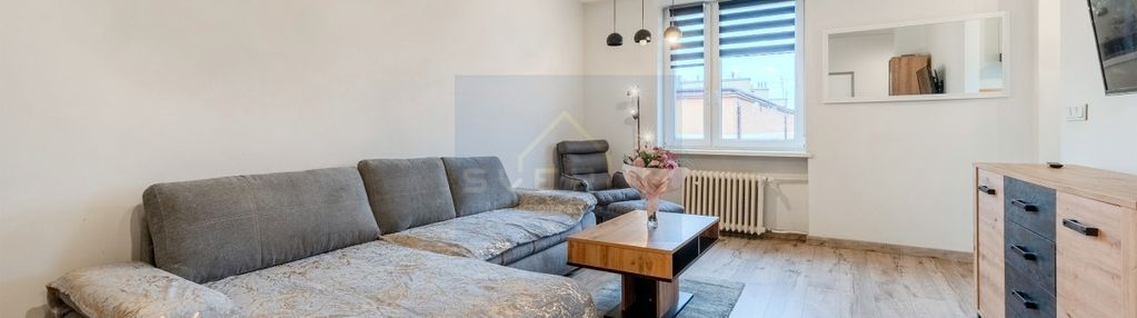 M-3 salon z aneksem i sypialnia z garderobą