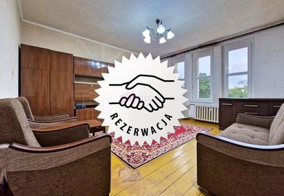 Rezerwacja ustawne 2-pokojowe mieszkanie w kamienicy 58,5 m2 .