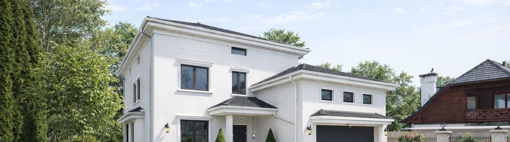 Nowoczesny dom w zalesiu dolnym do aranżacji