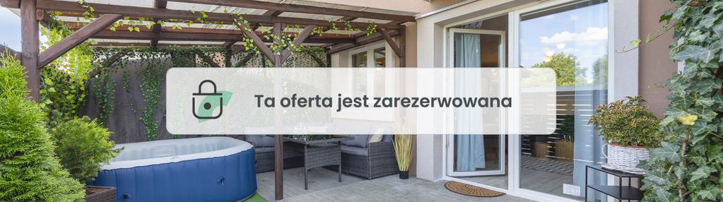 Przytulne 3 pokojowe mieszkanie z ogródkiem