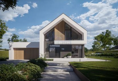 Nowoczesny dom typu stodoła - brzeziny kolonia