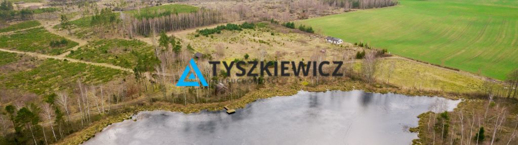 Działka na kaszubach z lasem i widokiem na wodę