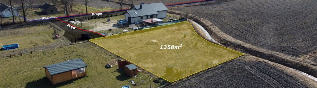 Ogrdzona działka z warunkami zabudowy, helenów