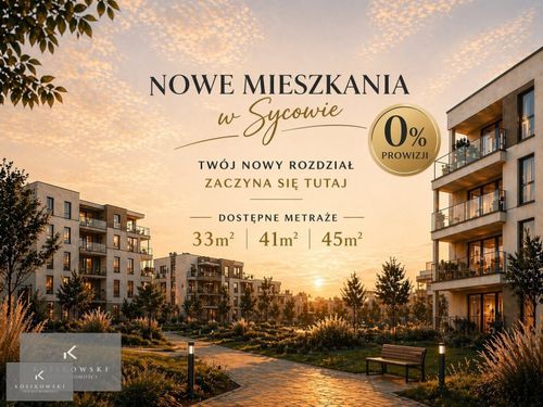 Mieszkanie syców, 3 pokoje, 45m2, balkon.