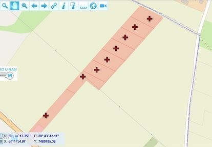 8 działek w celinach- idealne pod inwestycje