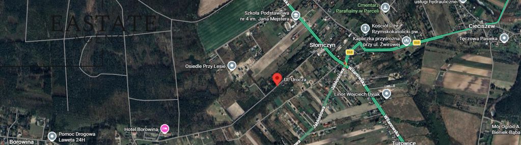 Konstancin-jeziorna działka budowlana przy lesie