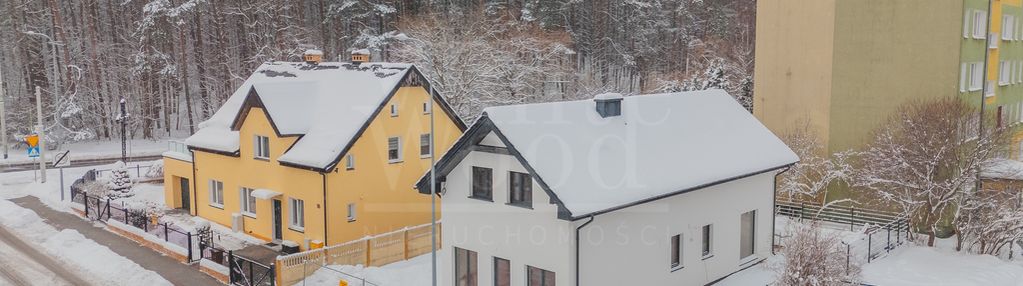 Dom wolnostojący w sąsiedztwie lasu