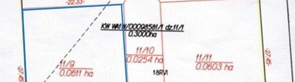 Działka  611 m², ruda k. radzymina, mpzp, media