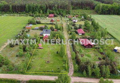 Działka budowlana z domkiem letniskowym w szuminie
