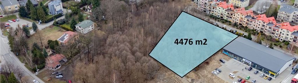 Działka komercyjna zabudowa mieszkaniowa-usługowa