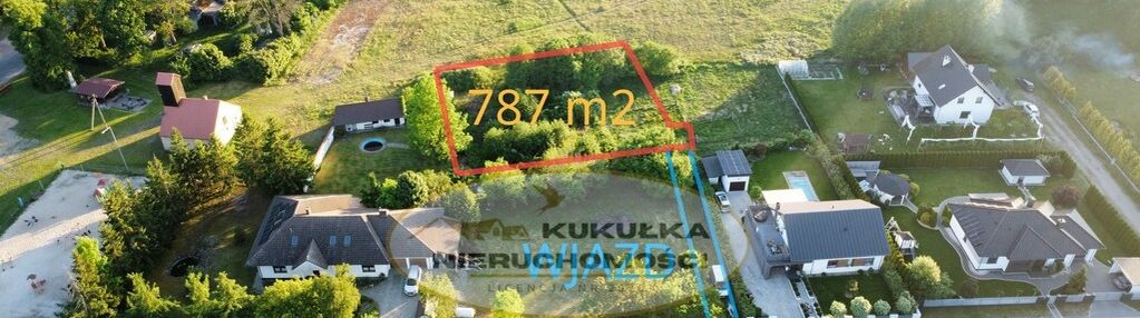 Działka 787m2 z warunkami zabudowy glinik