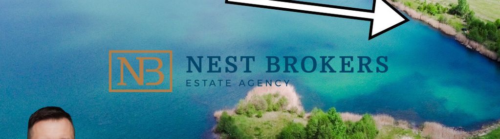 Działka z linią brzegową. wojnicz. małopolska.