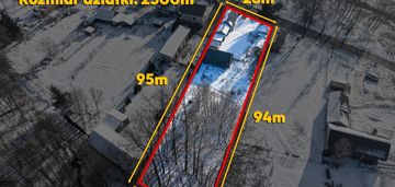 Działka z budynkiem mieszkalnym