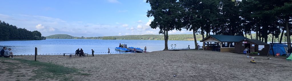Żuromino słoneczna działka nad jeziorem