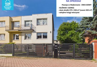 Dwa domy • dwie działki • osobne kw • wejherowo