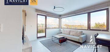 Dwupoziomowy apartament z ogrodem w mechelinkach