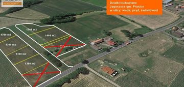 Działki budowlane, dojazd asalt, media, światłowód