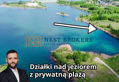 Działka z linią brzegową. wojnicz. małopolska.