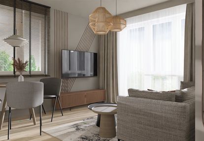 2 pokoje w apartamentowcu na ksm