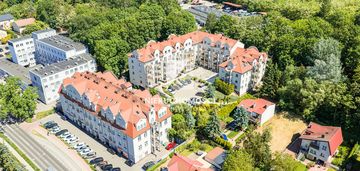 Mieszkanie w rezydencji przy młynie, widok na park
