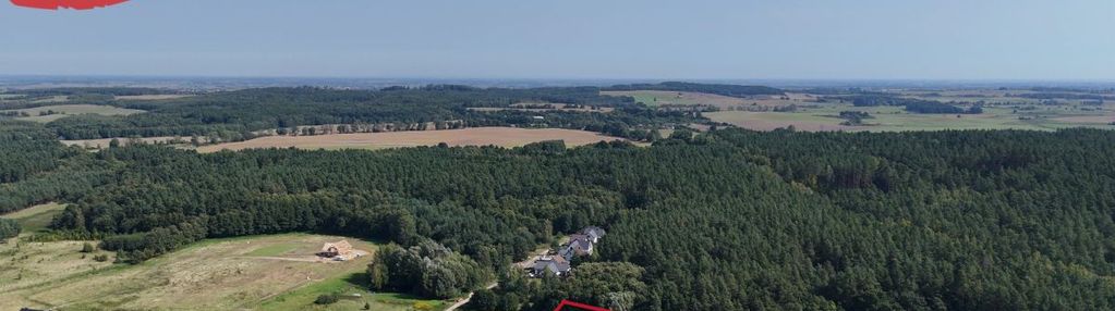 Duża działka pod lasem z rozpoczętą budową!