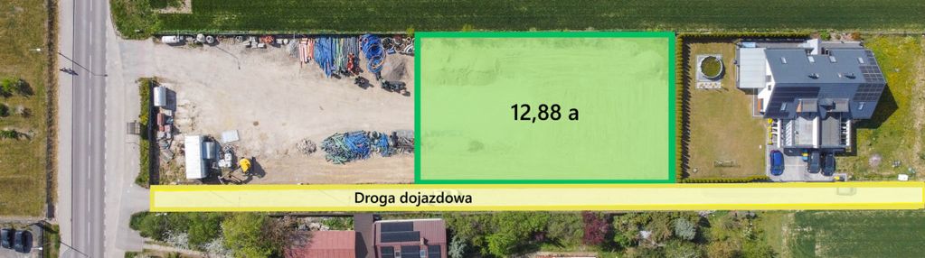 Dz. budowalna | ponad 12 a | blisko las i szkoła