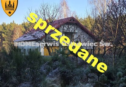 Dom na sprzedaż 140 m2 na działce 1465 m2 w lesie.