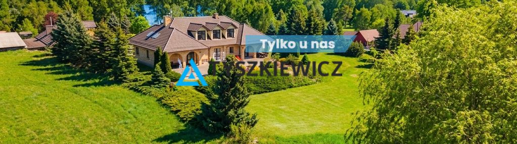 Rezydencja z linia brzegową jeziora gubisz.