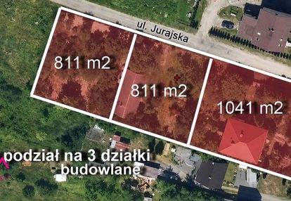 Tutaj wydzielisz 3 mniejsze działki budowlane