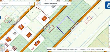 Działka budowlana 31 x 42m/zalesie żabia wola - s8