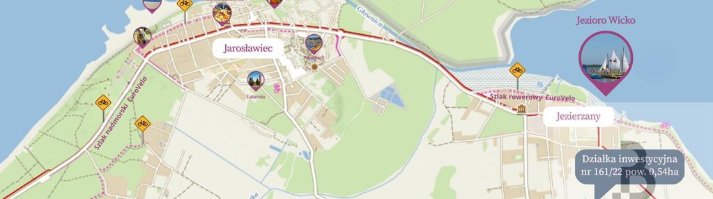 Działka inwestycyjna jezioro, morze, jezierzany