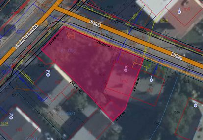 Działka z domem 549 m2 siedlce ul polna 2-narożna