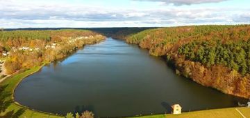 Łapino działka przy lesie nad radunią