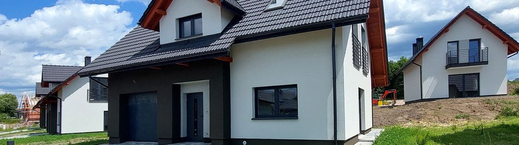 Przestronny nowy dom w zielonej okolicy