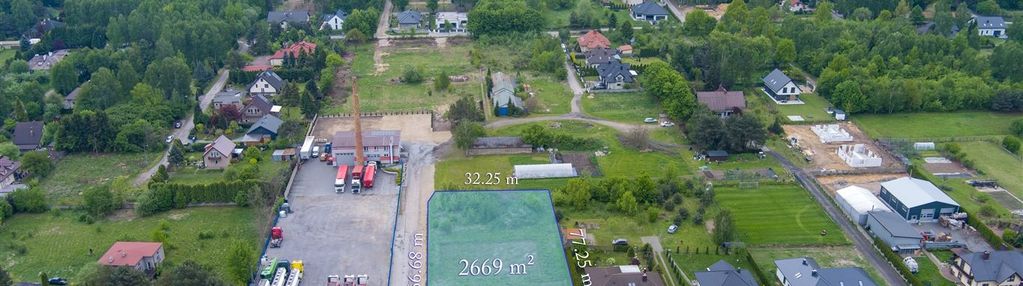 Działka inwestycyjna 2669 m²|wierzchowisko|długa