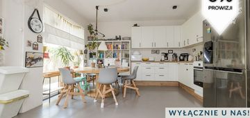 Nowoczesny segment 183 m2_garaż_ogródek_łomianki