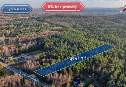 Duża działka budowlana - leśna srocko gm. mstów