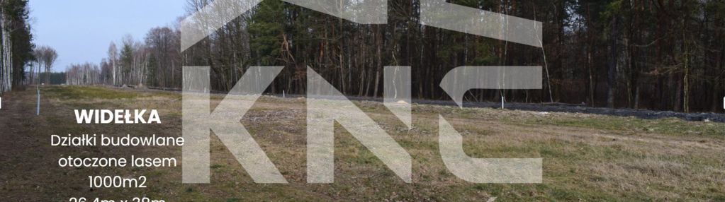Działki 10a pod zabudowę pod lasem- widełka
