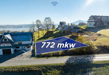 Działka widokowa przy drodze gminnej sierockie