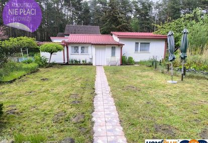 Domek letniskowy na działce budowlanej las rzeka