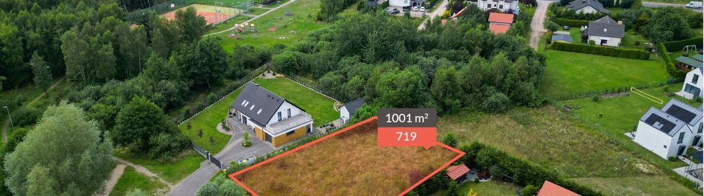 Działka budowlana nad morzem 1001 m2