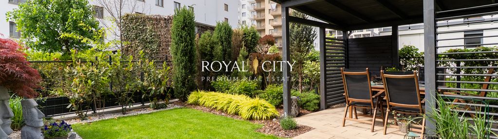 5 pokojowy apartament z 220 m ogrodem mokotów.