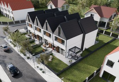 Nowy dom z pompą ciepła, ogródek 64 m2