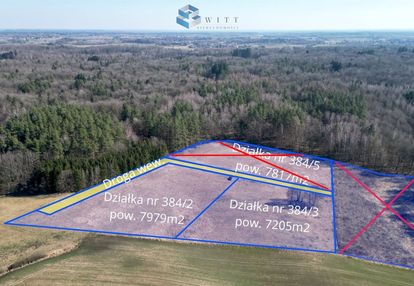 Duże działki pod lasem! - jędrychowo