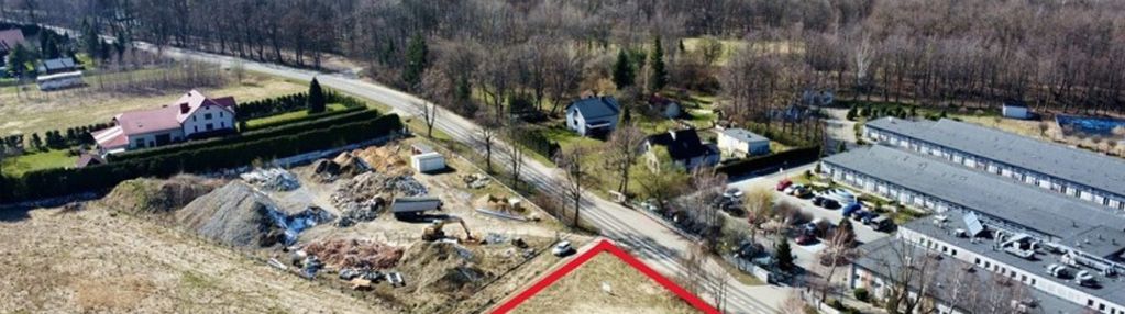 Działka usługowa-mieszkaniowa ponad 13 arów