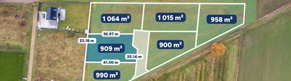 Działka 909 m² w konikowie – blisko koszalina!