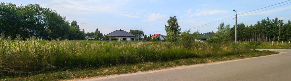 Justynów: działka 1299 m², pozwolenie i media