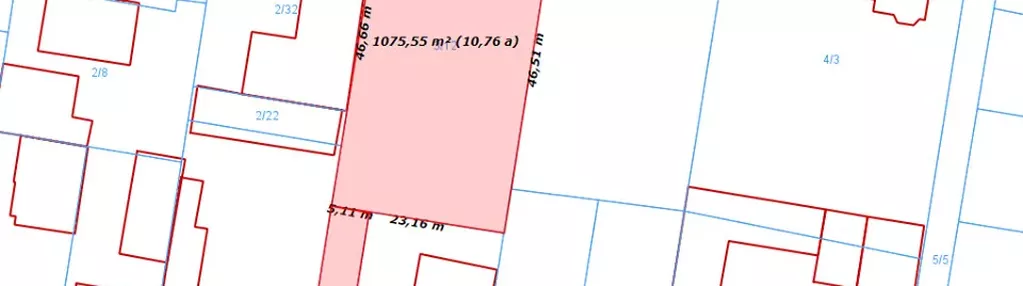 Działka na sprzedaż 1071m2