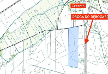 Działka 6,45 ha pod produkcję rolną